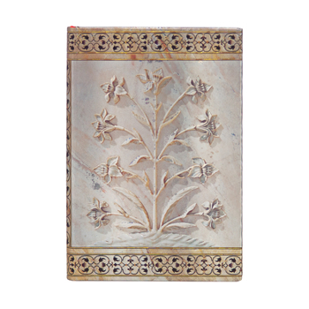 Misc. Agra Mini Lined Hardcover Journal, 176pg, 85gsm by Paperblanks (Taj Mahal Flowers) Book