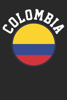 Paperback Notebook: Colombia Ruled 6x9 120 Pages Book