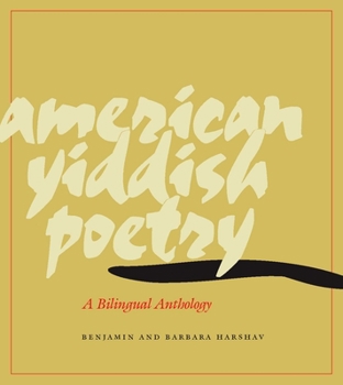 Paperback American Yiddish Poetry: A Bilingual Anthology Book