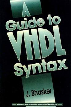 Paperback A Guide to VHDL Syntax Book