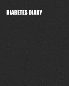 Paperback Diabetes Diary: Blood Sugar Tracker - 24 Months - Easy One-Month Page Spreads - Log Before and After Readings 4x/Day - BONUS Stress Re Book