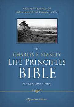 Hardcover Charles F. Stanley Life Principles Bible-NKJV Book