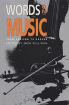 Paperback Words on Music: From Addison to Barzun Book