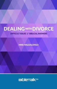 Paperback Dealing with Divorce: Difficult Issues // Biblical Answers Book