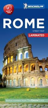 Map Michelin Rome City Map - Laminated Book
