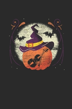Paperback Halloween Violin: Graph Paper Notebook (6" x 9" - 120 pages) Halloween Themed Notebook for Gift / Daily Activity Journals / Diary Book