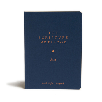Paperback CSB Scripture Notebook, Acts: Read. Reflect. Respond. Book