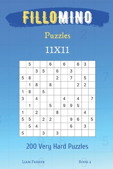 Paperback Fillomino Puzzles - 200 Very Hard Puzzles 11x11 Book 4 Book