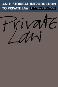 Paperback An Historical Introduction to Private Law Book