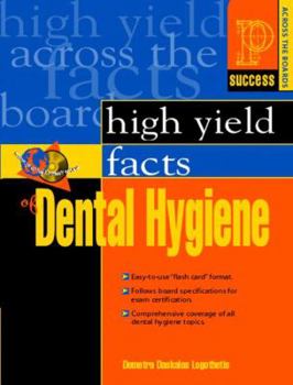 Paperback Prentice Hall Health's High Yield Facts of Dental Hygiene [With CDROM] Book