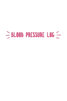 Paperback Blood Pressure Log: Tracker Book