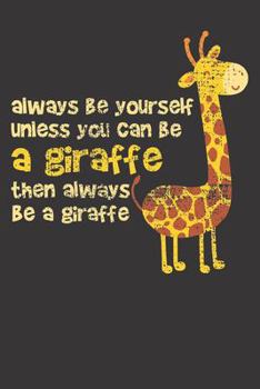 Notebook: Giraffe College Ruled 6x9 120 Pages