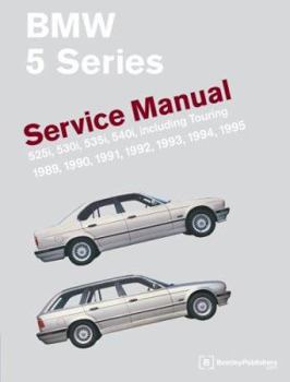 Paperback Bentley BMW 5-Series 1989-95 Service Manual Book