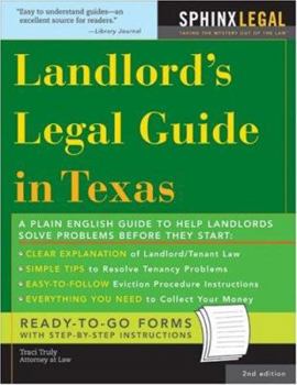 Paperback Landlord's Legal Guide in Texas Book