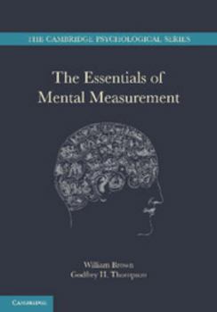 Paperback The Essentials of Mental Measurement Book