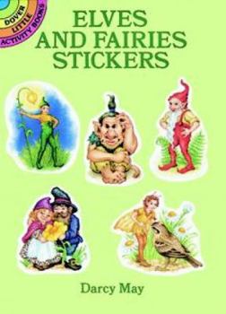 Paperback Elves and Fairies Stickers: 24 Pressure-Sensitive Designs Book