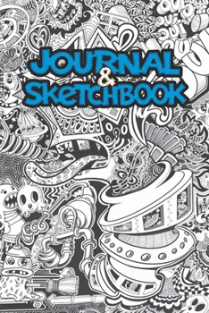 Paperback Doodle Journal and Sketchbook: 120 Blank pages - 6 x 9 Book