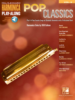 Paperback Pop Classics: Harmonica Play-Along Volume 8 [With Access Code] Book
