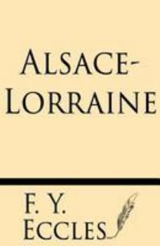 Paperback Alsace-Lorraine Book