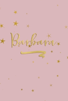 Paperback Barbara: Personalized Journal to Write In - Rose Gold Line Journal Book