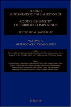 Hardcover Heterocyclic Compounds: Volume IV Book