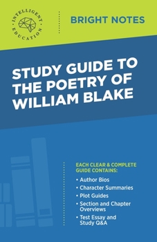 Paperback Study Guide to The Poetry of William Blake Book