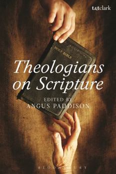 Paperback Theologians on Scripture Book
