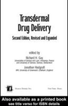 Hardcover Transdermal Drug Delivery Systems: Revised and Expanded Book