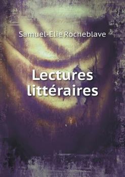 Paperback Lectures litt?raires [French] Book