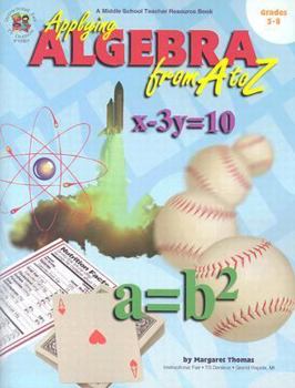 Paperback Applying Algebra from A to Z Book