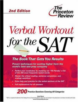 Paperback Verbal Workout for the SAT, 2nd Edition Book