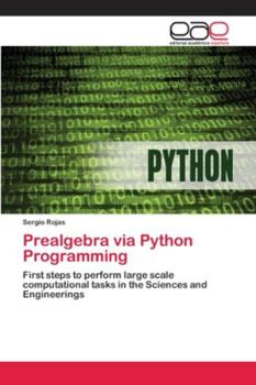 Paperback Prealgebra via Python Programming Book