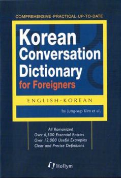 Hardcover Korean Conversation Dictionary for Foreigners: English-Korean Book