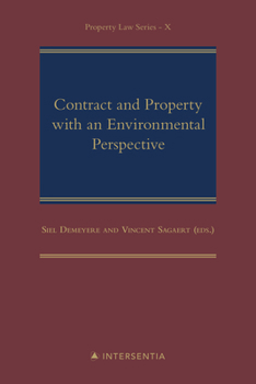 Hardcover Contract and Property with an Environmental Perspective Book