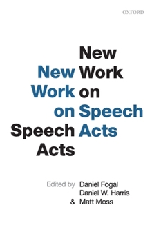 Hardcover New Work on Speech Acts C Book