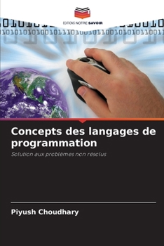 Paperback Concepts des langages de programmation [French] Book