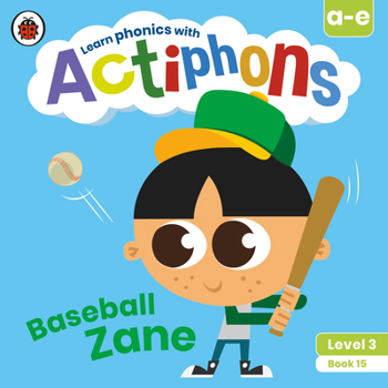 Paperback Actiphons Level 3 Book 15 Baseball Zane: Learn Phonics and Get Active with Actiphons! Book