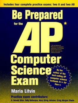 Paperback Be Prepared for the AP Computer Science Exam Book