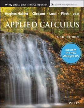 Loose Leaf Applied Calculus, 6e WileyPLUS Card with Loose-leaf Set Book