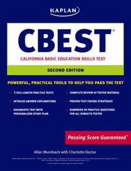 Paperback Kaplan CBEST Book