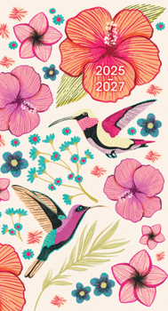 2026 Hummingbird Flowers Checkbook/2 Year Pocket Planner