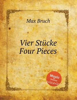 Paperback Vier St?cke Four Pieces. 4 Pieces for Cello and Piano, Op. 70 Book