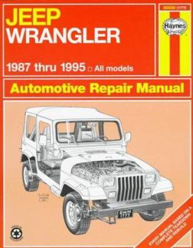 Paperback Haynes Jeep Wrangler, 1987-95 Book