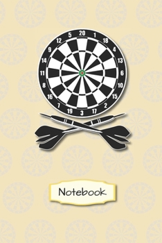Notebook: Dart Darten - A5 - Kariert (K?stchen) 120 Seiten - Notizbuch - Spielbuch - Planer - Geschenk - zum selber ausf?llen