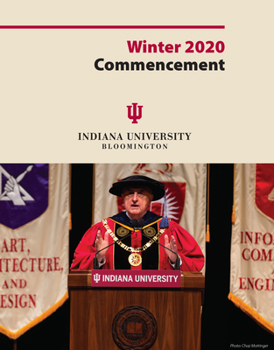 DVD Winter 2020 Commencement: Indiana University Bloomington Book