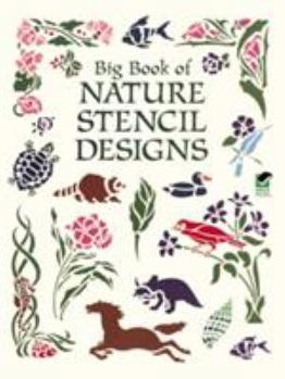 Paperback Big Book of Nature Stencil Designs Book