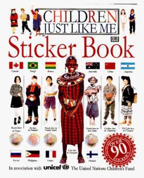 Paperback Children Just Like Me Sticker Book [With *] Book