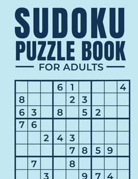 Paperback Sudoku Puzzle Book for Adults: 320 Medium to Hard Sudoku Puzzles with Solutions 9x9 Book