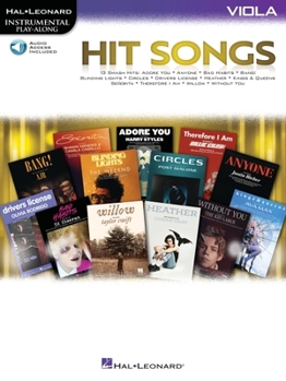 Paperback Hit Songs: Viola Play-Along with Demo & Backing Tracks Book