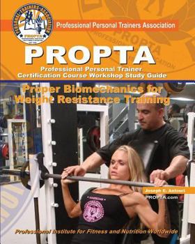 Paperback PROPTA Professional Personal Trainer Certification Course Workshop Study Guide Book